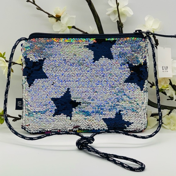 Gap Kids Girl's Flippy Sequin Multicolor Crossbody Bag - Picture 2 of 6